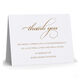 Script Thank You Folded Sympathy Cards w/Optional Inside Imprint - Raised Image 3 of 4